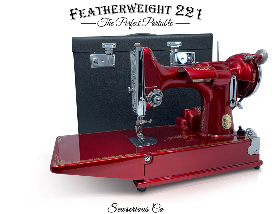 sewserious co: singer featherweight 221 repainting and restoration